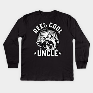 Reel Cool Uncle Kids Long Sleeve T-Shirt